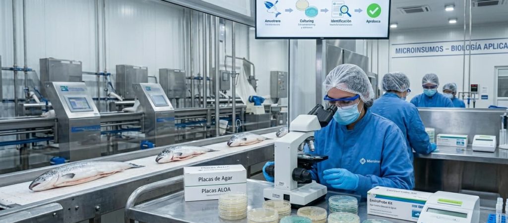 Garantizando la inocuidad El rol crítico de la microbiología en la producción de salmón